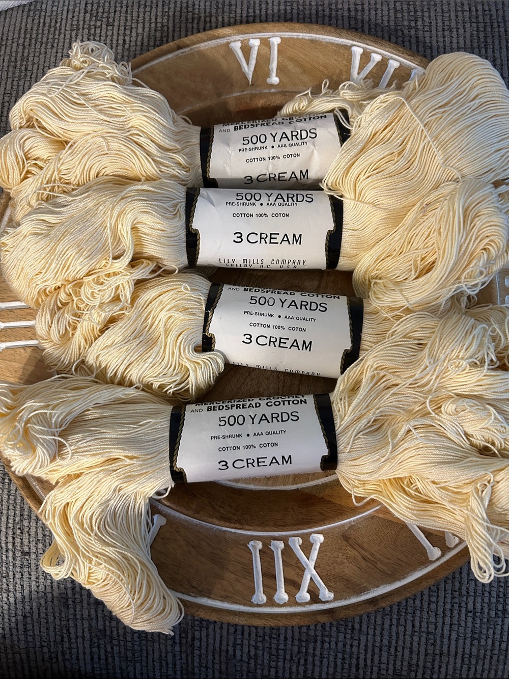 ❌last chance to buy❌ Lily Mills mercerized crochet and😑 bedspread cotton skeins